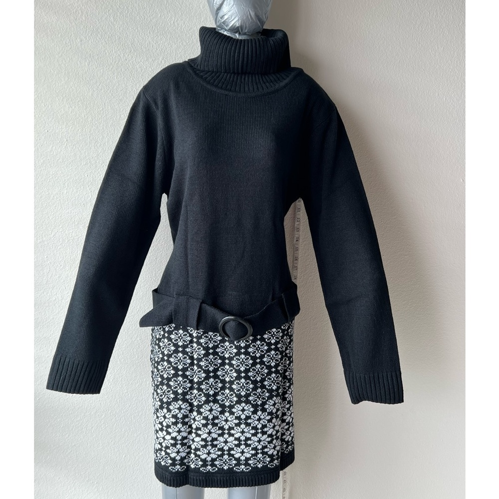 NWT- Venus Belted Sweater Dress, Size 1X. - Picture 1 of 16